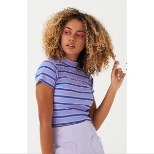 LAZY OAF Not Playing Striped T-shirt